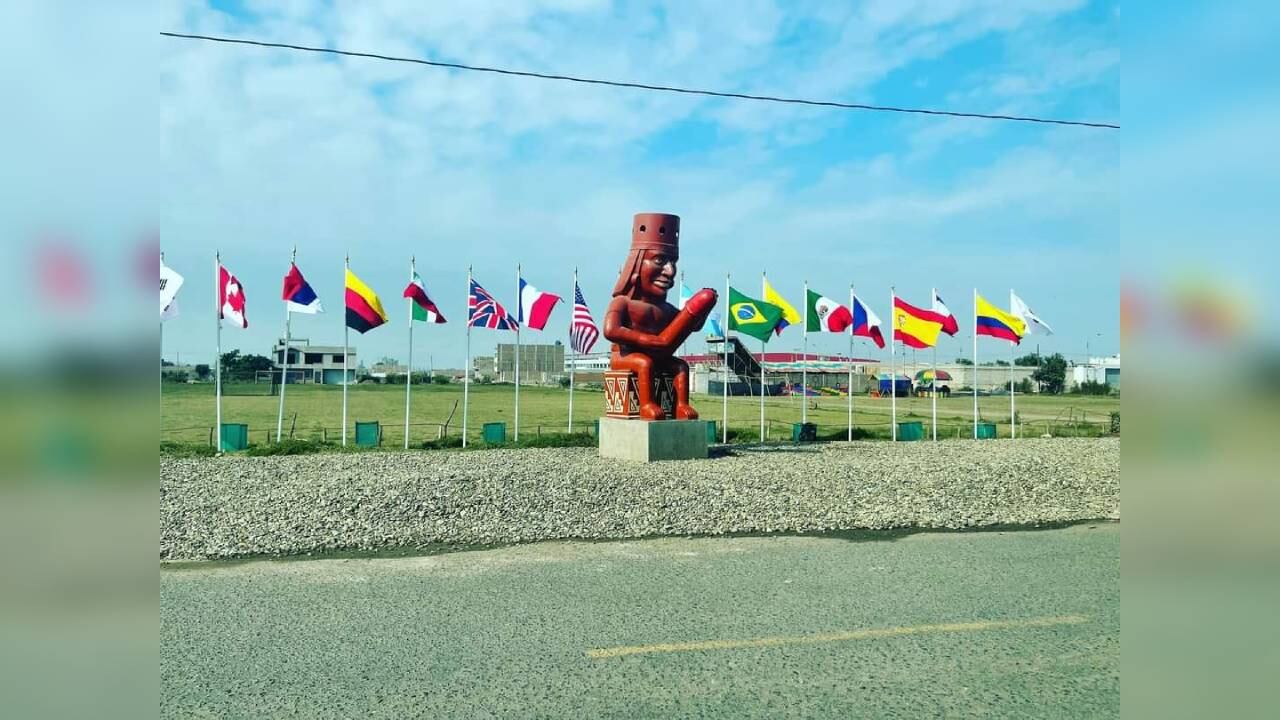 El alcalde de Moche atribuyó el acto vandálico a sus detractores políticos. Foto: Facebook Municipalidad Distrital de Moche.