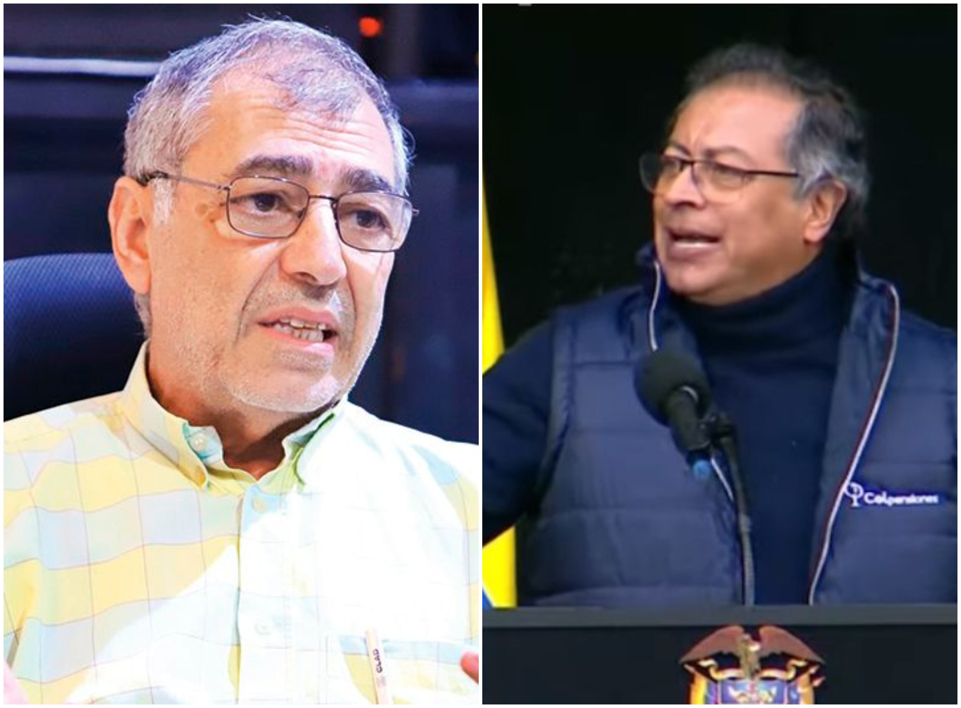 William Dau y Gustavo Petro