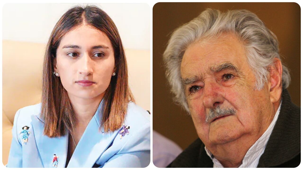 Laura Sarabia y 'Pepe' Mujica.