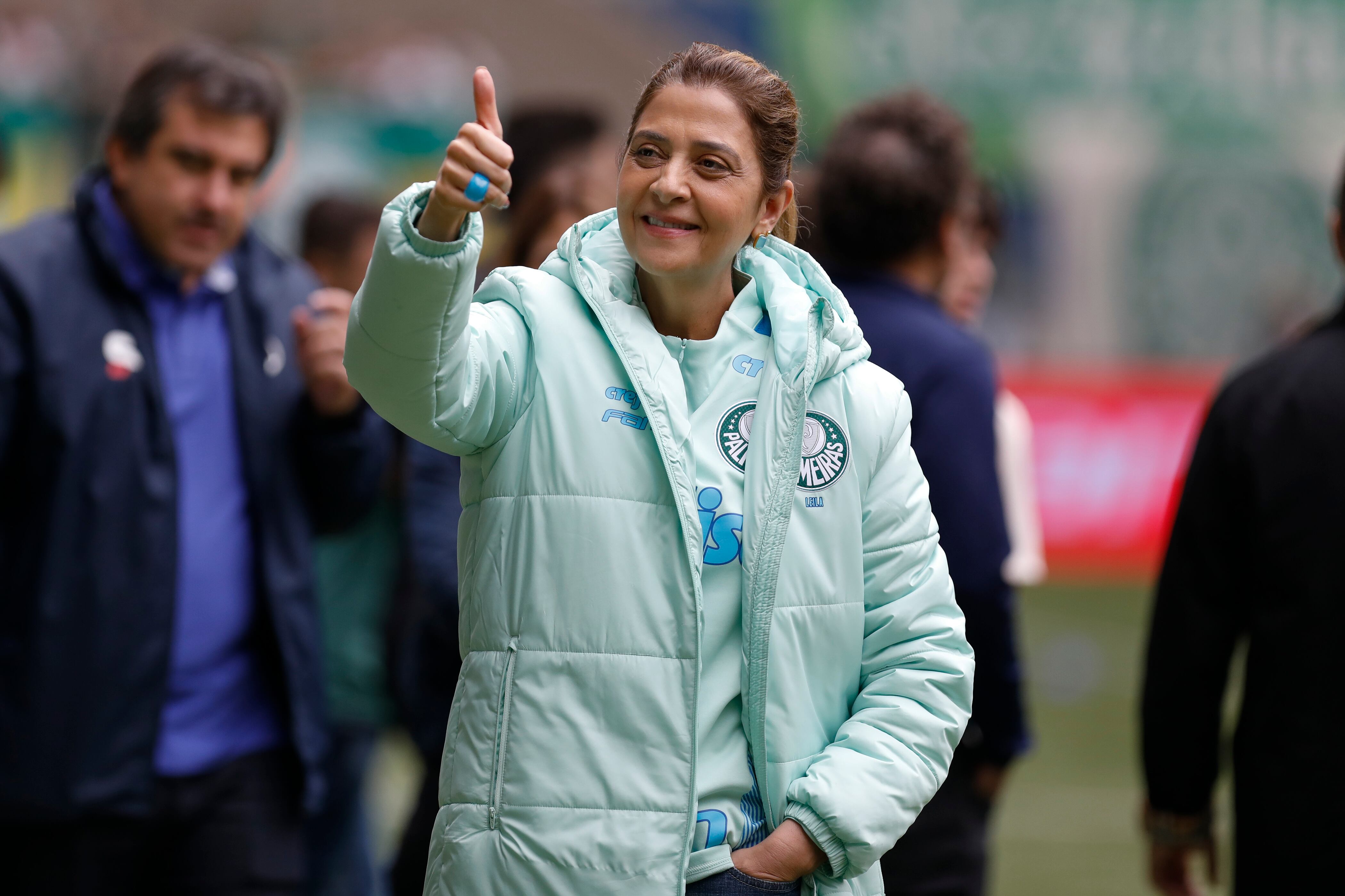 Leila Pereira, presidente de Palmeiras