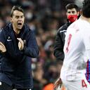 BARCELONA, SPAIN - APRIL 3: coach Julen Lopetegui of Sevilla FC during the La Liga Santander match between FC Barcelona v Sevilla at the Camp Nou on April 3, 2022 in Barcelona Spain (Photo by David S. Bustamante/Soccrates/Getty Images)