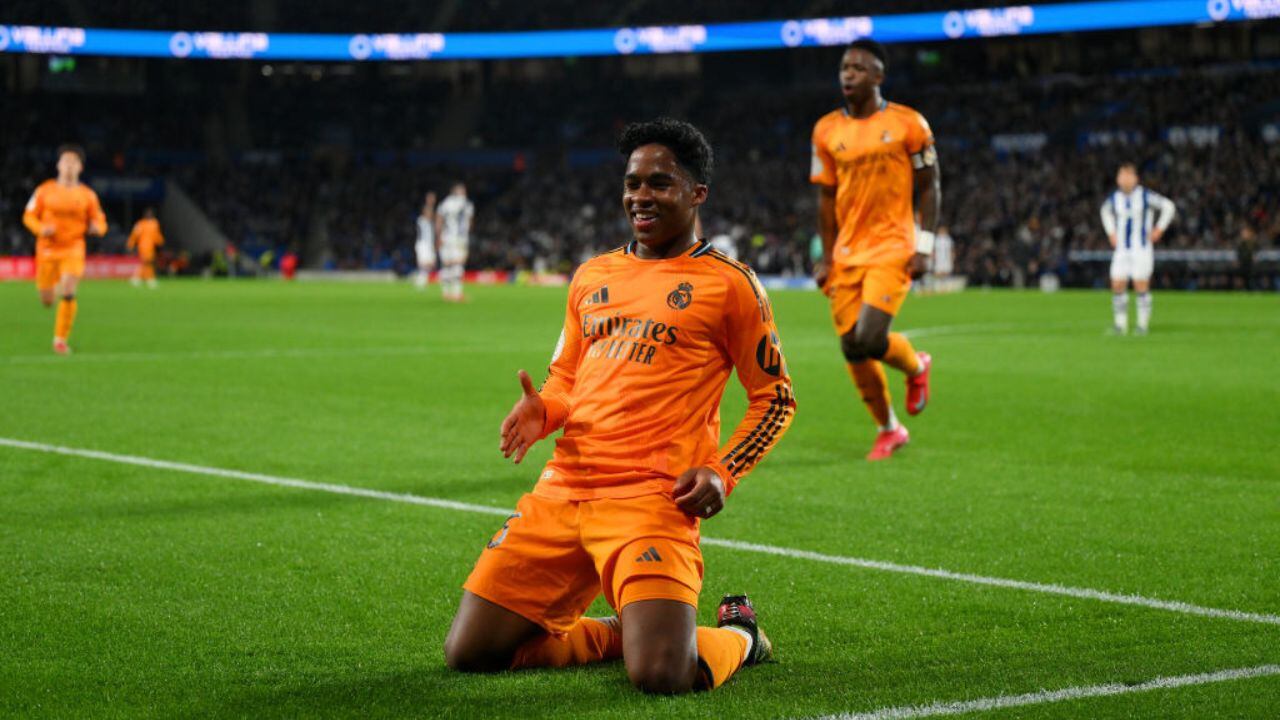 Endrick con el Real Madrid.