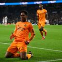 Endrick con el Real Madrid.