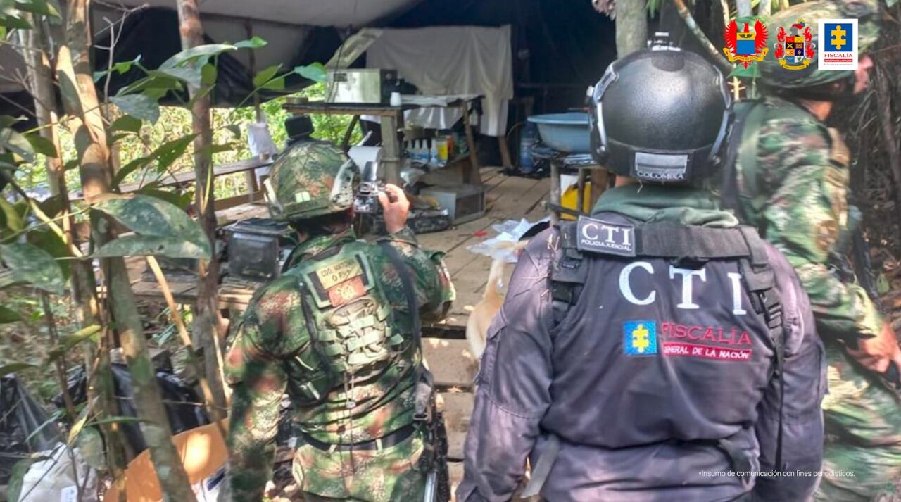 Los cristalizaderos del ELN en el Catatumbo. La Fiscalía logró la destrucción de un complejo cocalero que era manejado por la guerrilla del ELN.