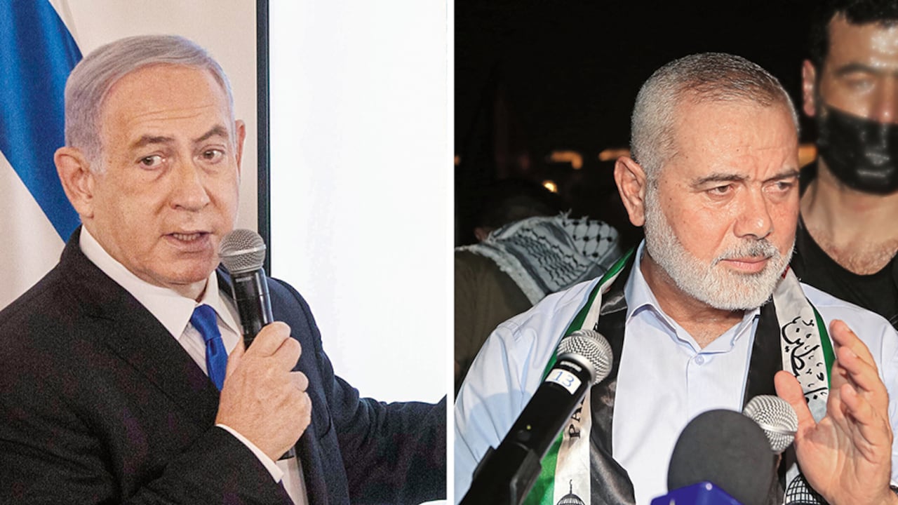 Benjamin Netanyahu, primer ministro de Israel, e Ismail Haniye, líder político y dirigente de Hamás, llegaron a un acuerdo de cese al fuego, mediado por Egipto.