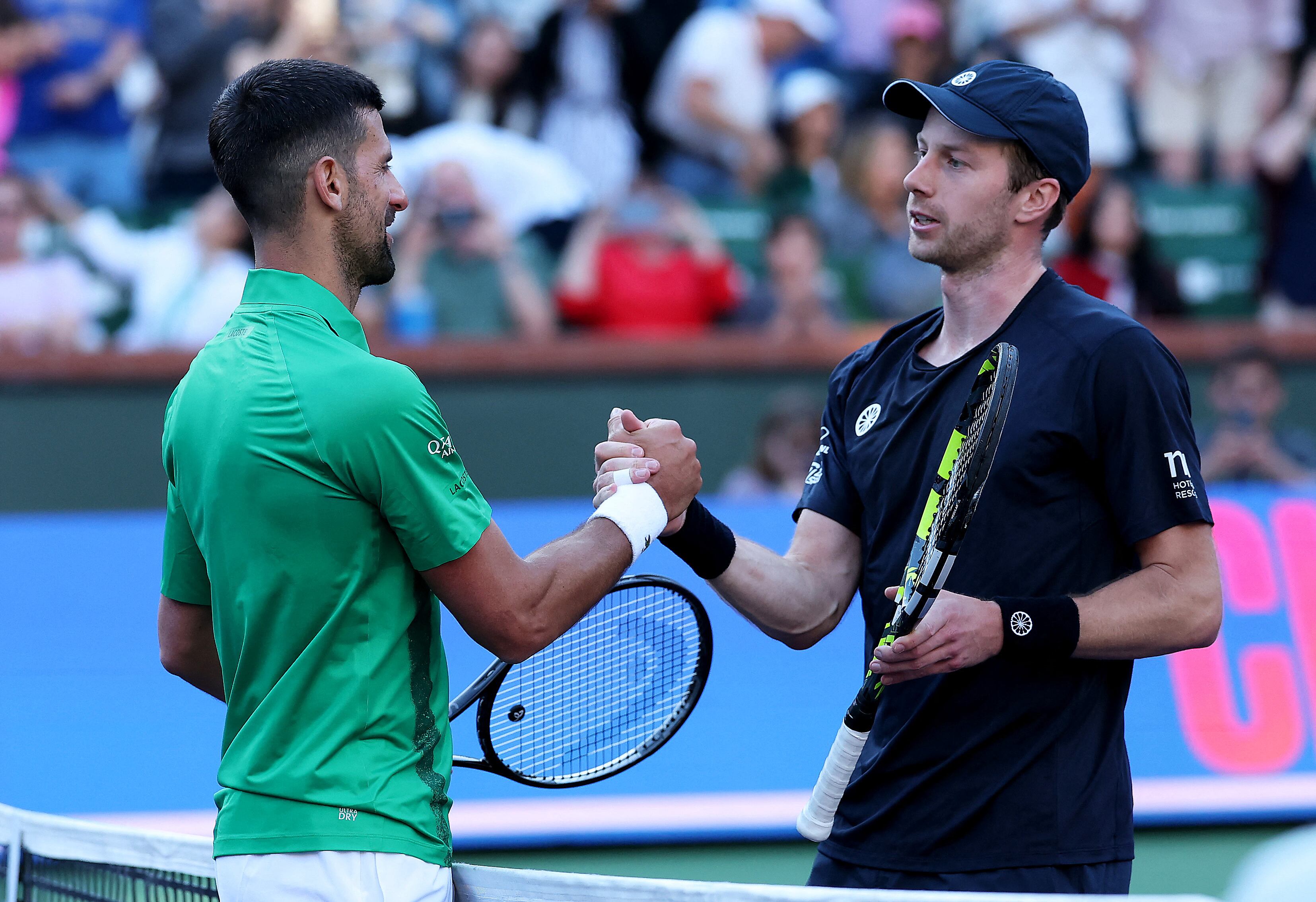 Djokovic cayó en su debut en el Masters de Indian Wells
