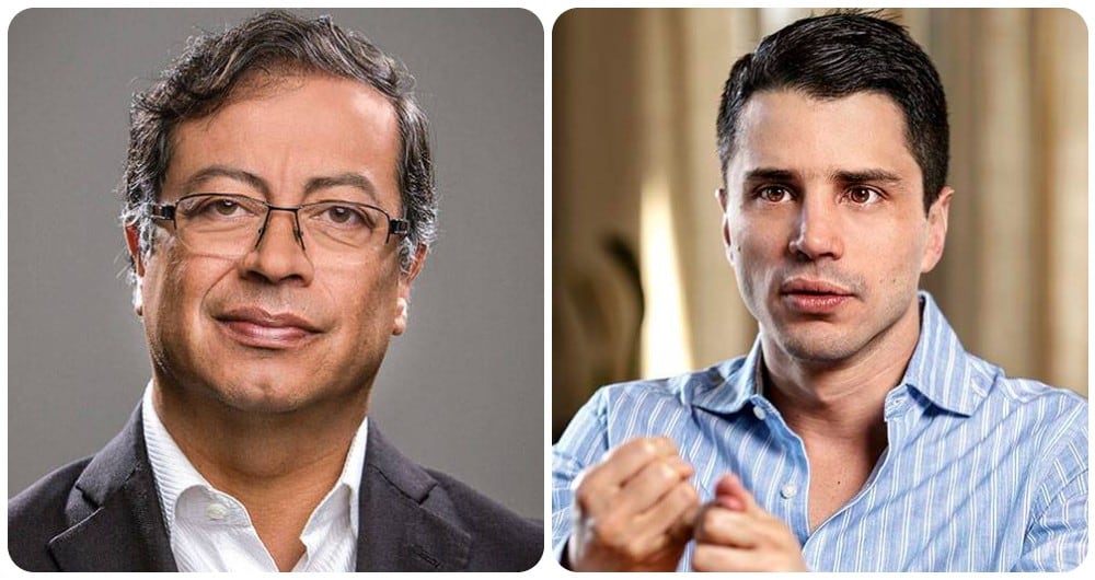 Gustavo Petro y Tomás Uribe