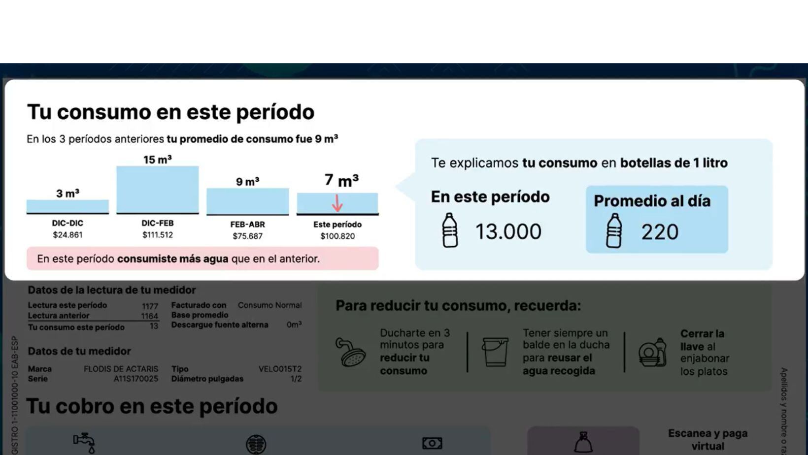 Cambios en el recibo del agua en Bogotá: así podrá entender mejor la factura y el consumo de este servicio en su hogar