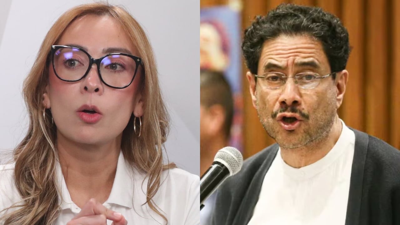 Katherine Miranda e Iván Cepeda.