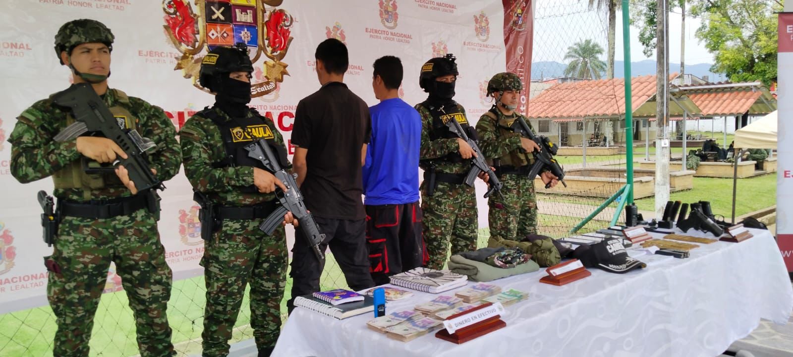 Capturados presuntos integrantes de las disidencias de Calarcá.