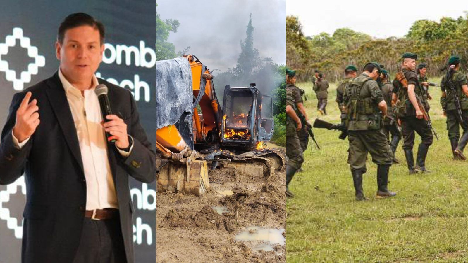 Juan Carlos Pinzón y grupos ilegales.