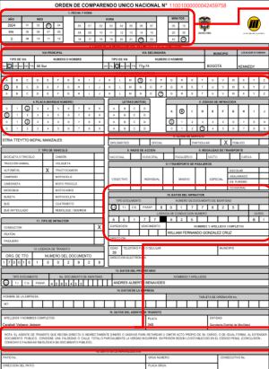 El comparendo que fue clave en la investigación y captura de los implicados