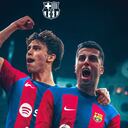 Joao Félix y Joao Cancelo en Barcelona