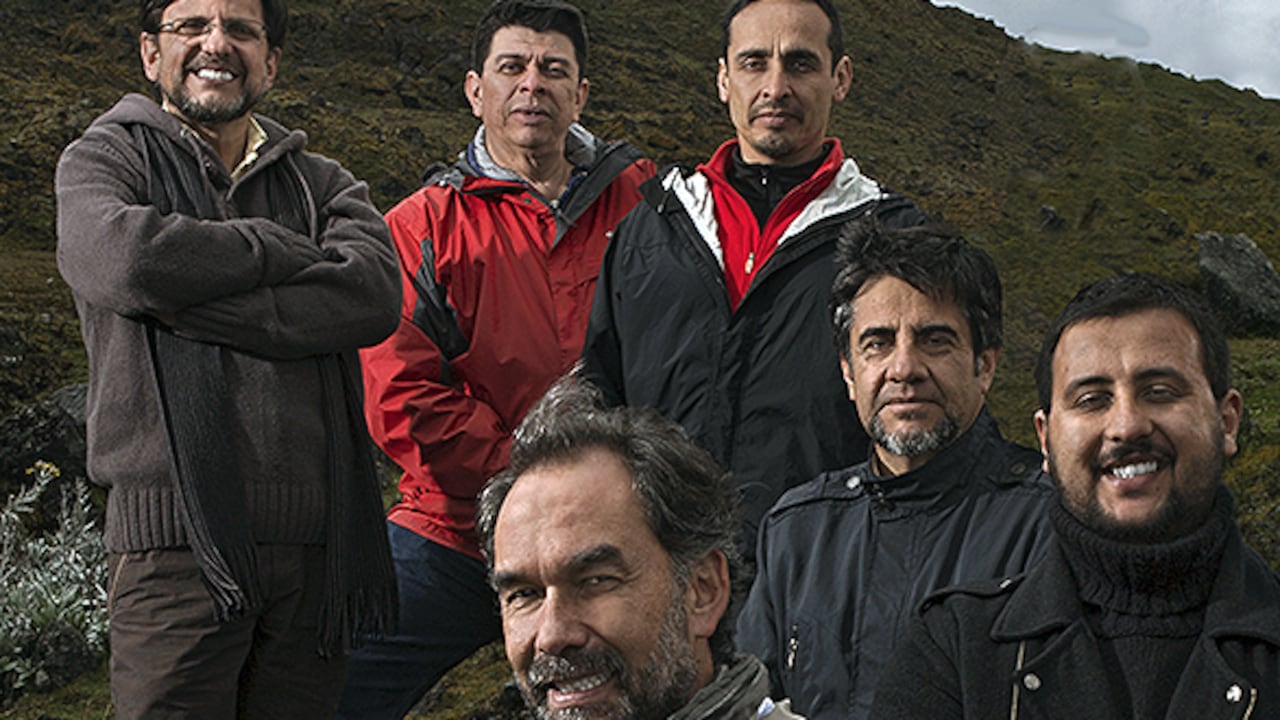 Guillermo Rudas, Rodrigo Negrete, Julio Fierro, Luis Alvaro Pardo, Fernando Vargas y Mauricio Cabrera.