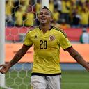 Macnelly Torres celebrando su gol ante Venezuela en juego válido por las eliminatorias a Rusia 2018.