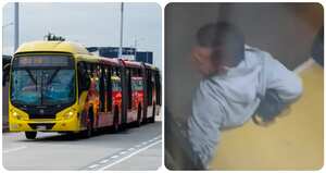 Un hombre se lanzó de un TransMilenio en movimiento y el Distrito anunció que interpondrá acciones legales.