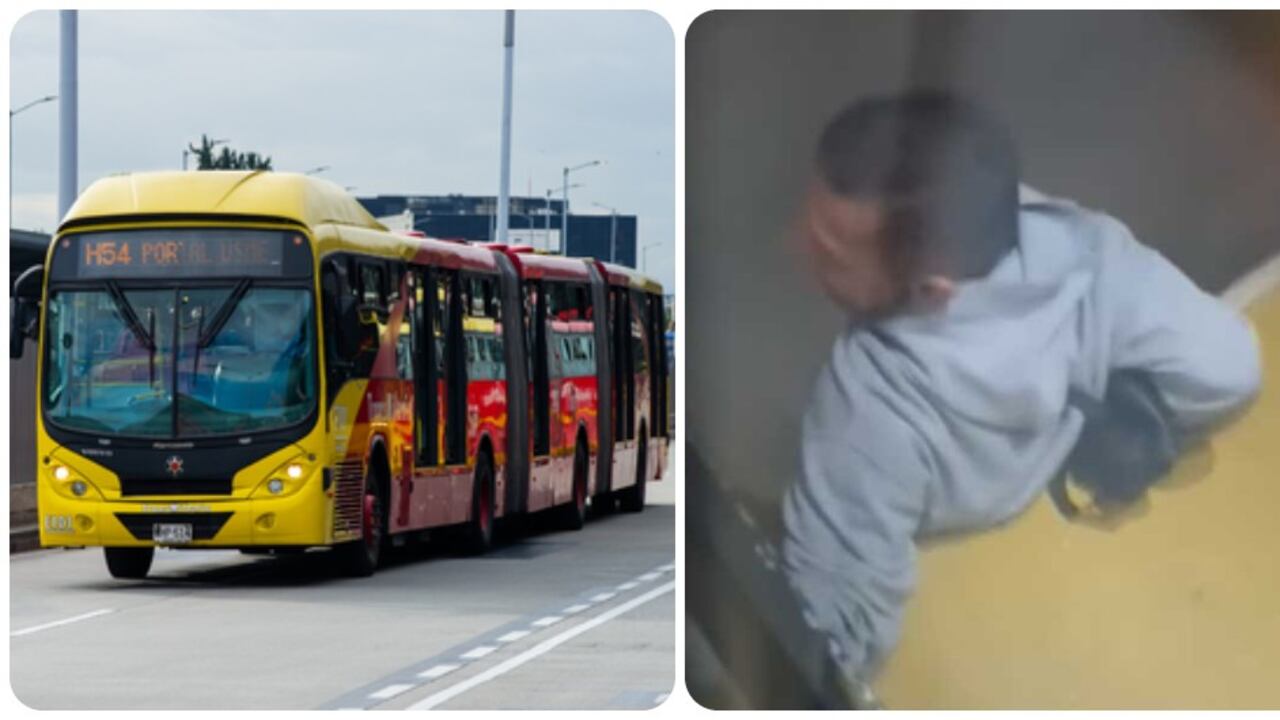 Un hombre se lanzó de un TransMilenio en movimiento y el Distrito anunció que interpondrá acciones legales.