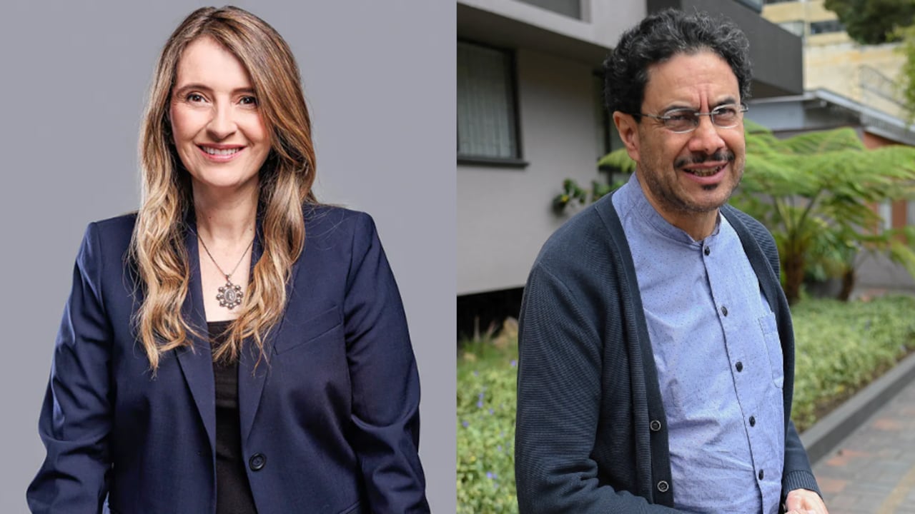 Paloma Valencia e Iván Cepeda.