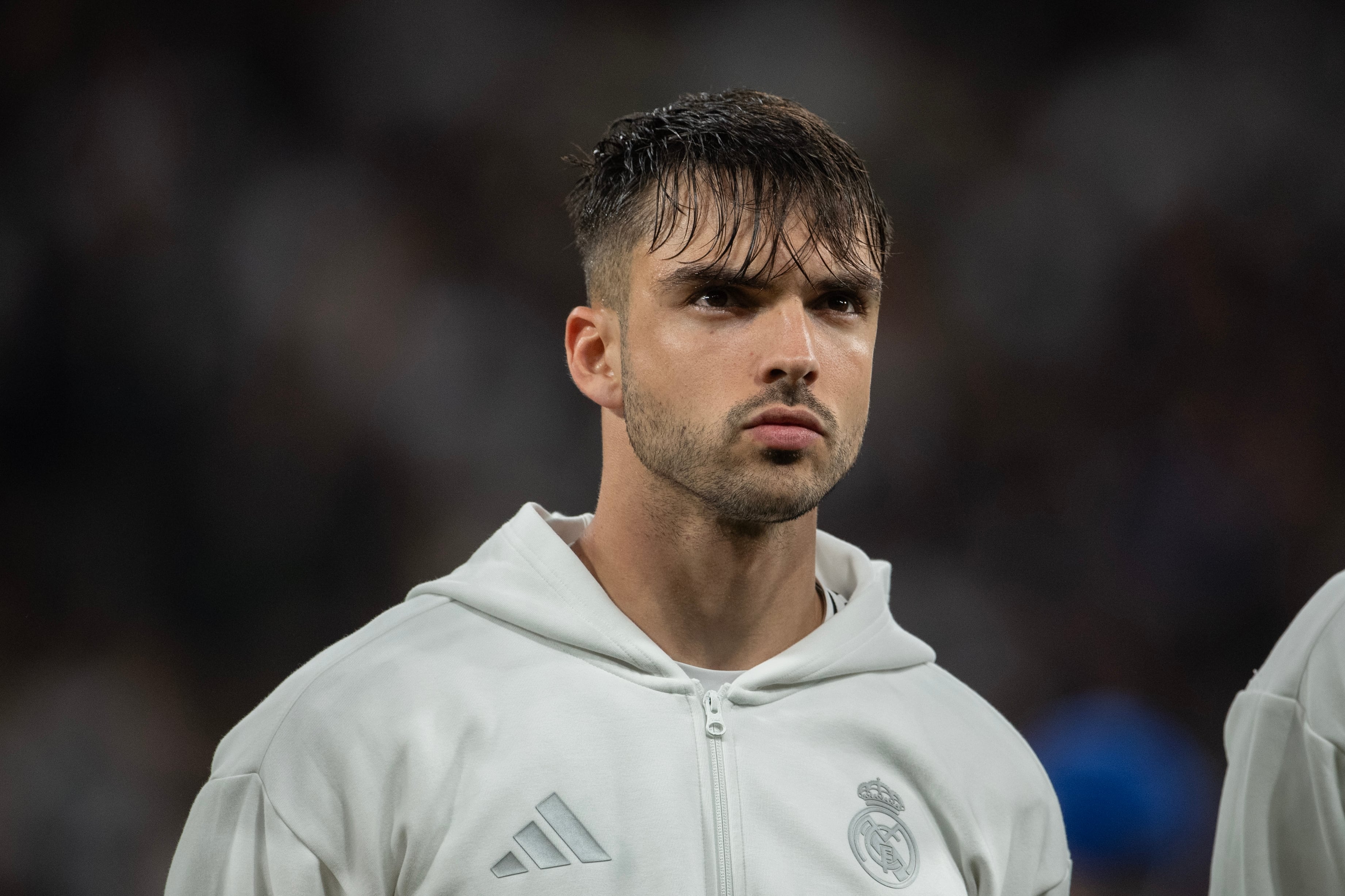 Raúl Asencio jugador del Real Madrid.