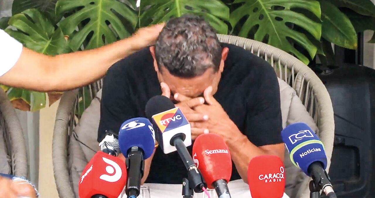 Pese a vivir días duros en el secuestro, don Luis Manuel Díaz no guarda rencor y llamó a la reconciliación. Sin embargo, rompió en llanto durante sus primeras declaraciones a la prensa.