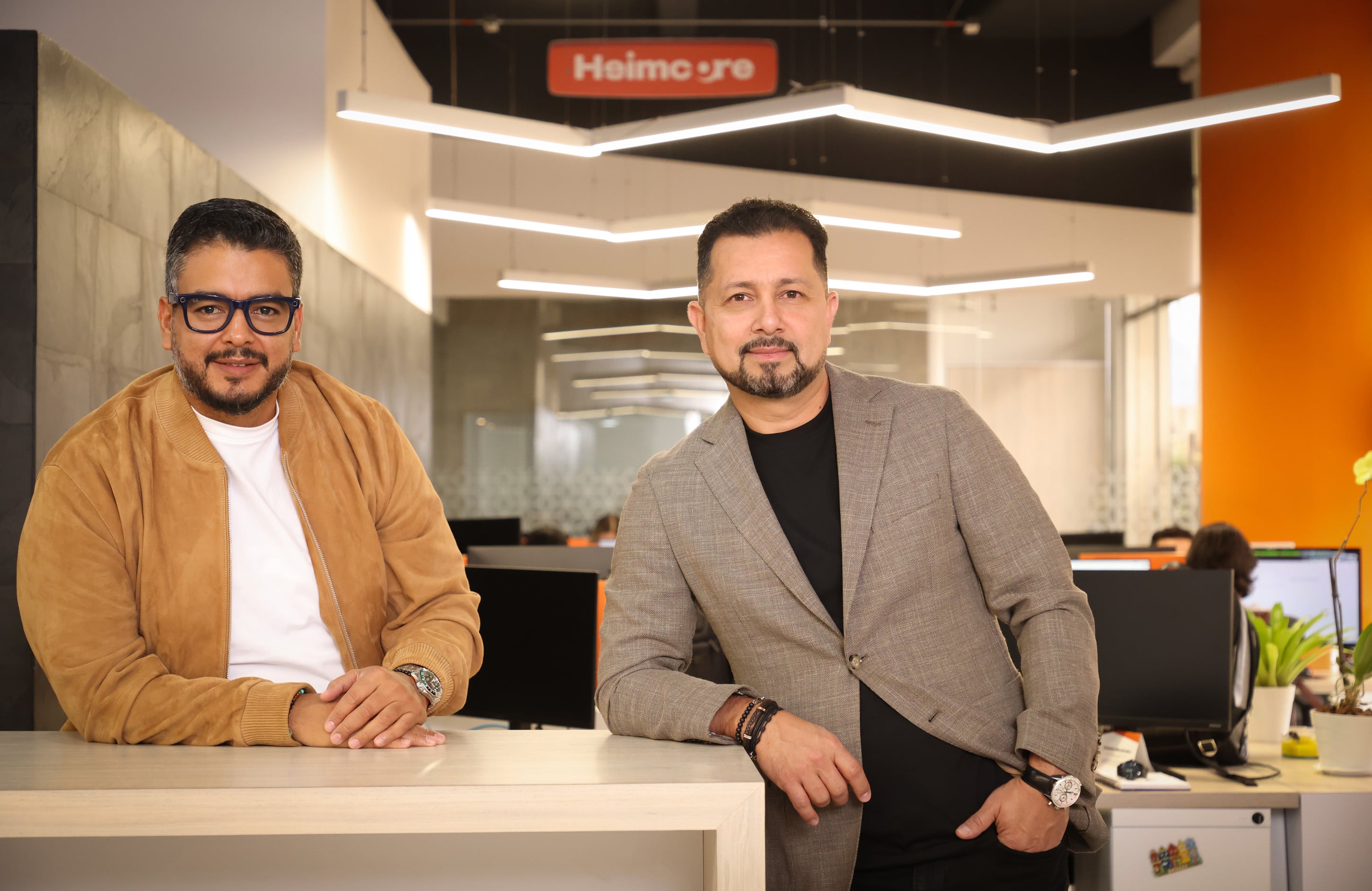 Jesús Franco, Director de Innovación de Heimcore, y Danny Pineda, CEO de Heimcore.