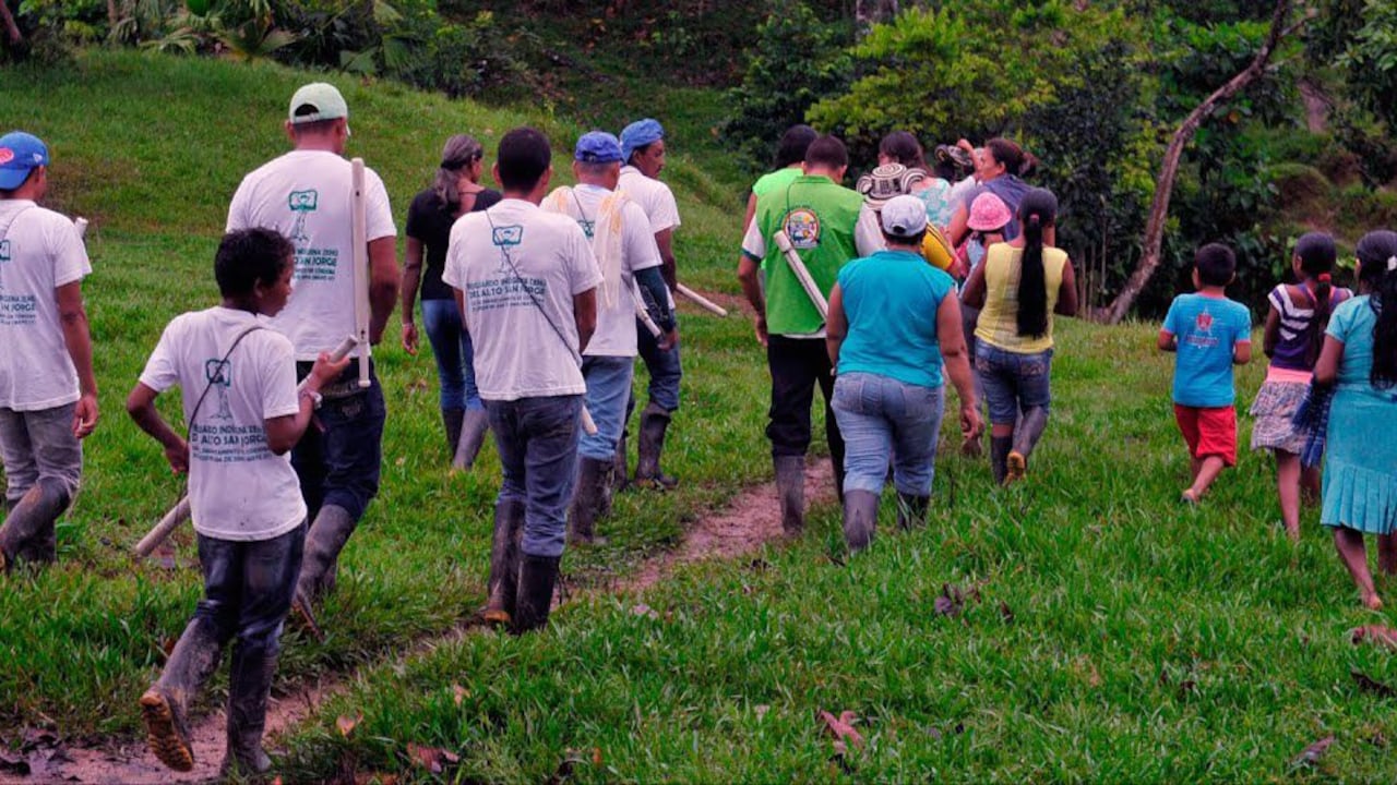Resguardo indígena Zenú del alto San Jorge.