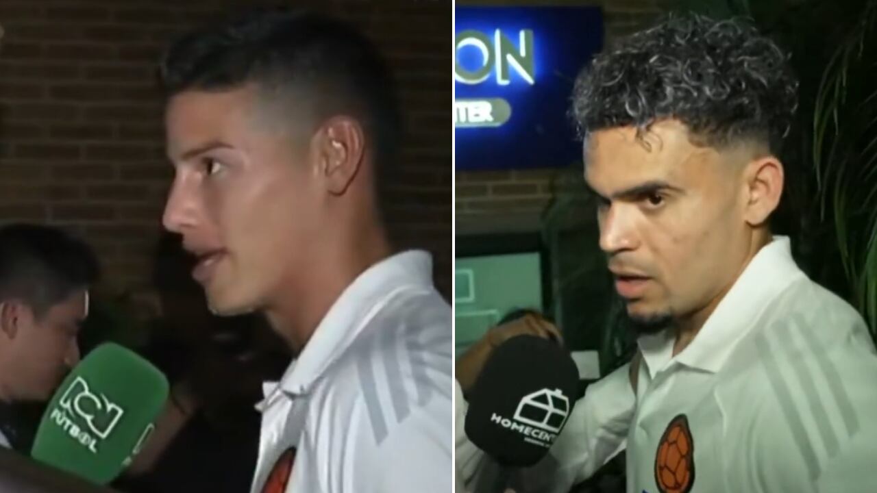 James Rodríguez y Luis Díaz agradecieron el apoyo de la hinchada en Barranquilla