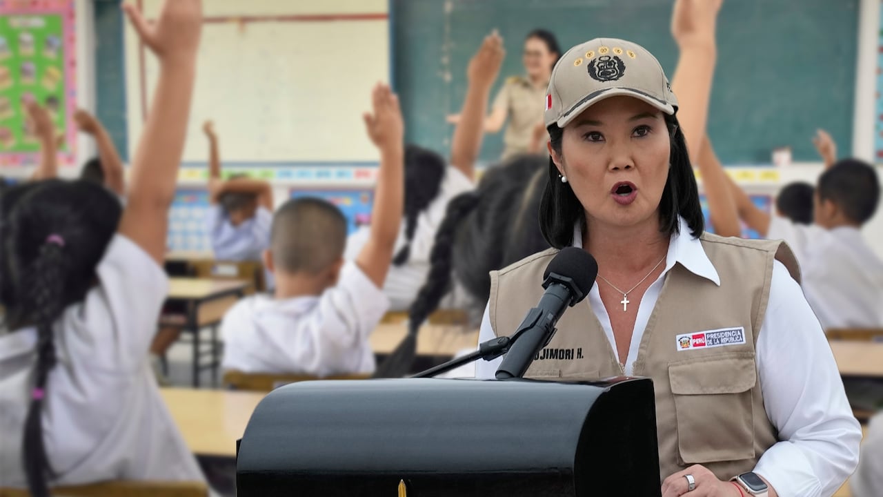 La presidenta de Perú, Keiko Fujimori.