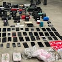 Incautación de elementos en la cárcel El Pedregal de Medellín.