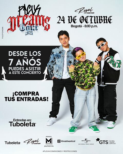 Picus es una agrupación conformada por tres hermanos mexicanos: Luigi, Anthony y Dominick, conocidos artísticamente como Piculín, Galletita y Piculincito.