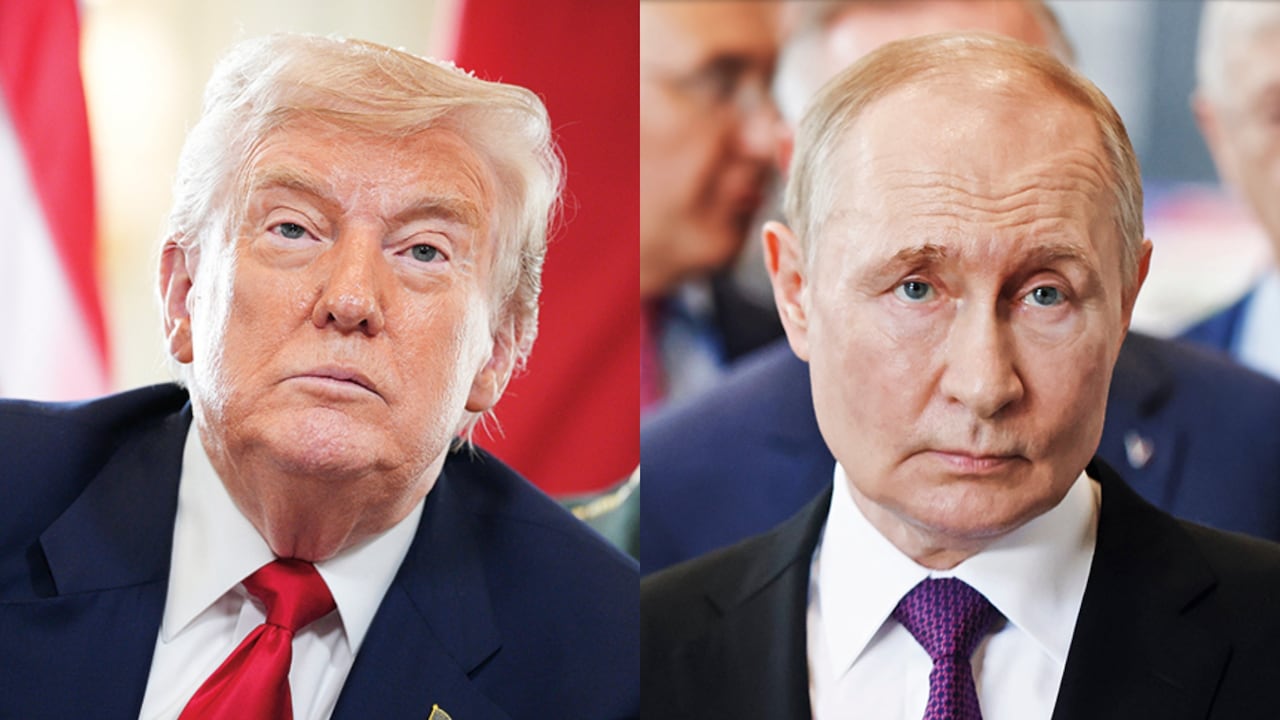 Donald Trump y Vladímir Putin.