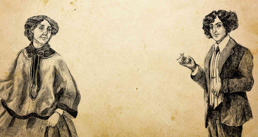 De ideas socialistas, carácter fuerte y vida libertina, Aurore recurrió a un nombre de hombre para poder ser publicada.