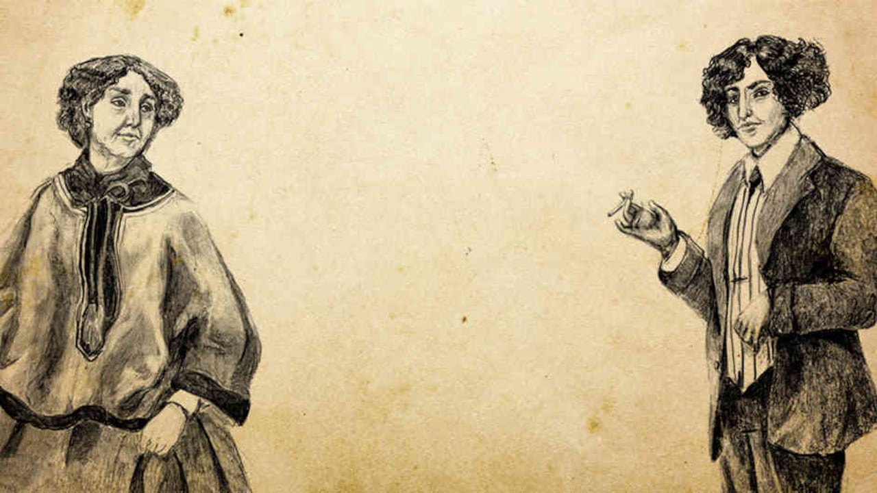 De ideas socialistas, carácter fuerte y vida libertina, Aurore recurrió a un nombre de hombre para poder ser publicada.