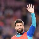Gerard Piqué se despide este sábado del fútbol profesional. (Photo by Josep LAGO / AFP)
