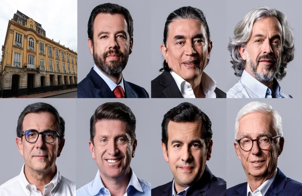 Carlos Fernando Galán, Gustavo Bolívar, Juan Daniel Oviedo, Jorge Luis Vargas, Diego Molano, Rodrigo Lara y Jorge Enrique Robledo | Foto: Juan Carlos Sierra