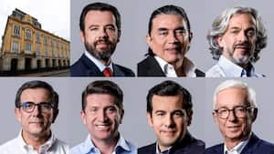 Carlos Fernando Galán, Gustavo Bolívar, Juan Daniel Oviedo, Jorge Luis Vargas, Diego Molano, Rodrigo Lara y Jorge Enrique Robledo | Foto: Juan Carlos Sierra