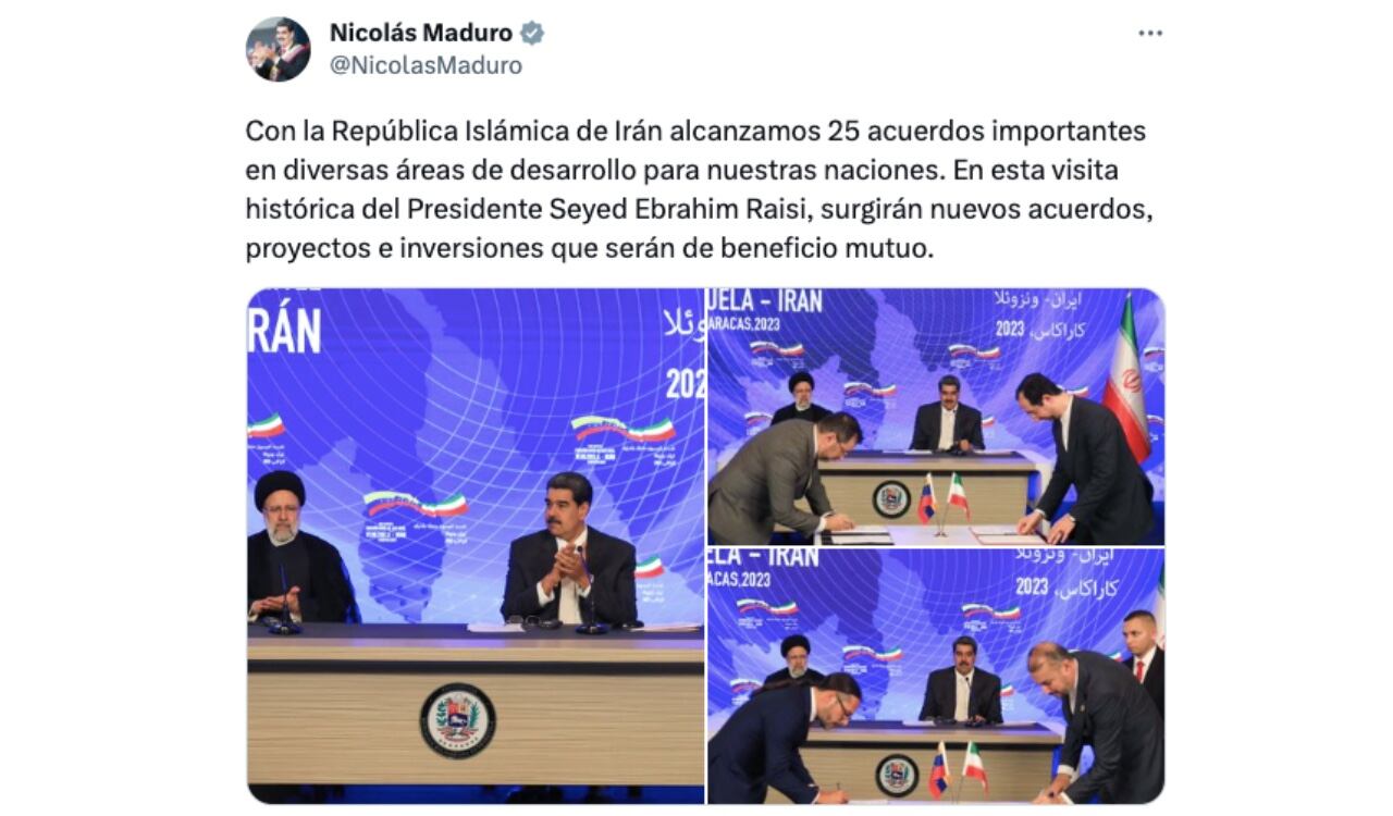 Irán y Venezuela han sido aliados por varios años