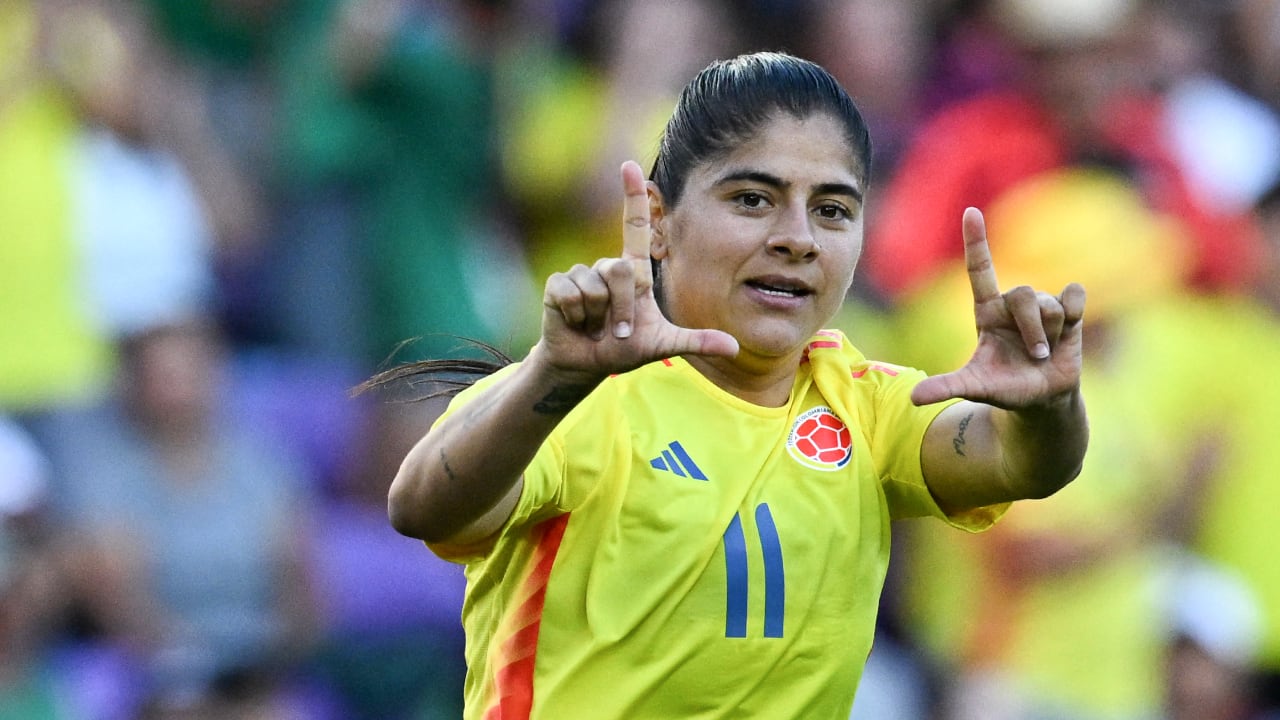 Catalina Usme, delantera y capitana de la Selección Colombia