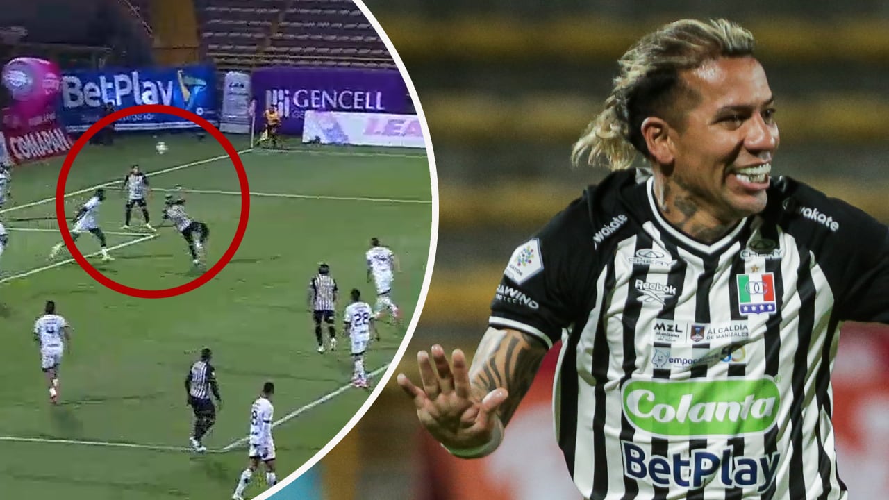 Dayro Moreno marcó el gol de la fecha ante Fortaleza en Bogotá