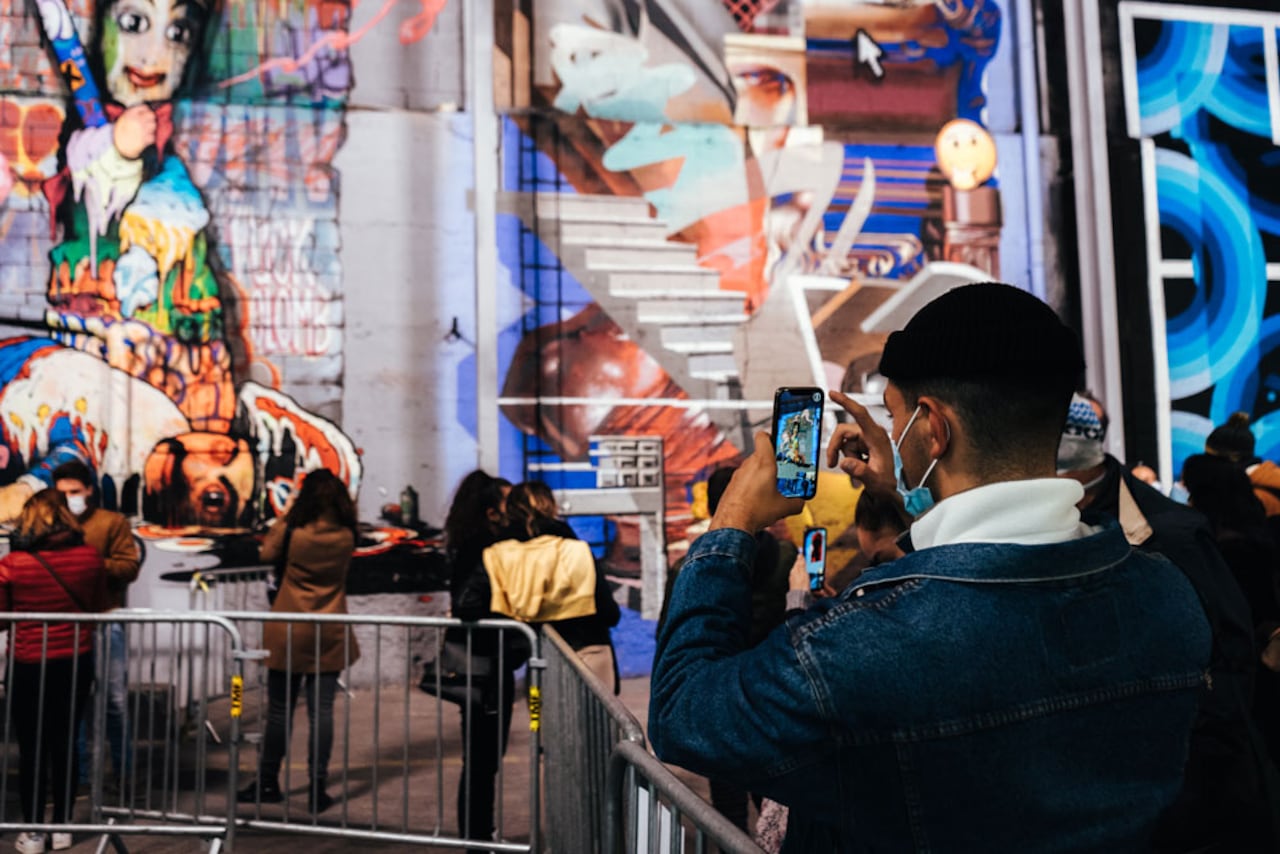 Street Art en Realidad Aumentada – 'Peinture Fraîche 2023 de Lyon'.