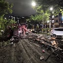 En el sitio hace presencia Bomberos Medellín.