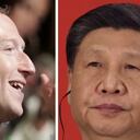 Mark Zuckerberg, CEO de Meta y Xi Jinping, presidente de China
