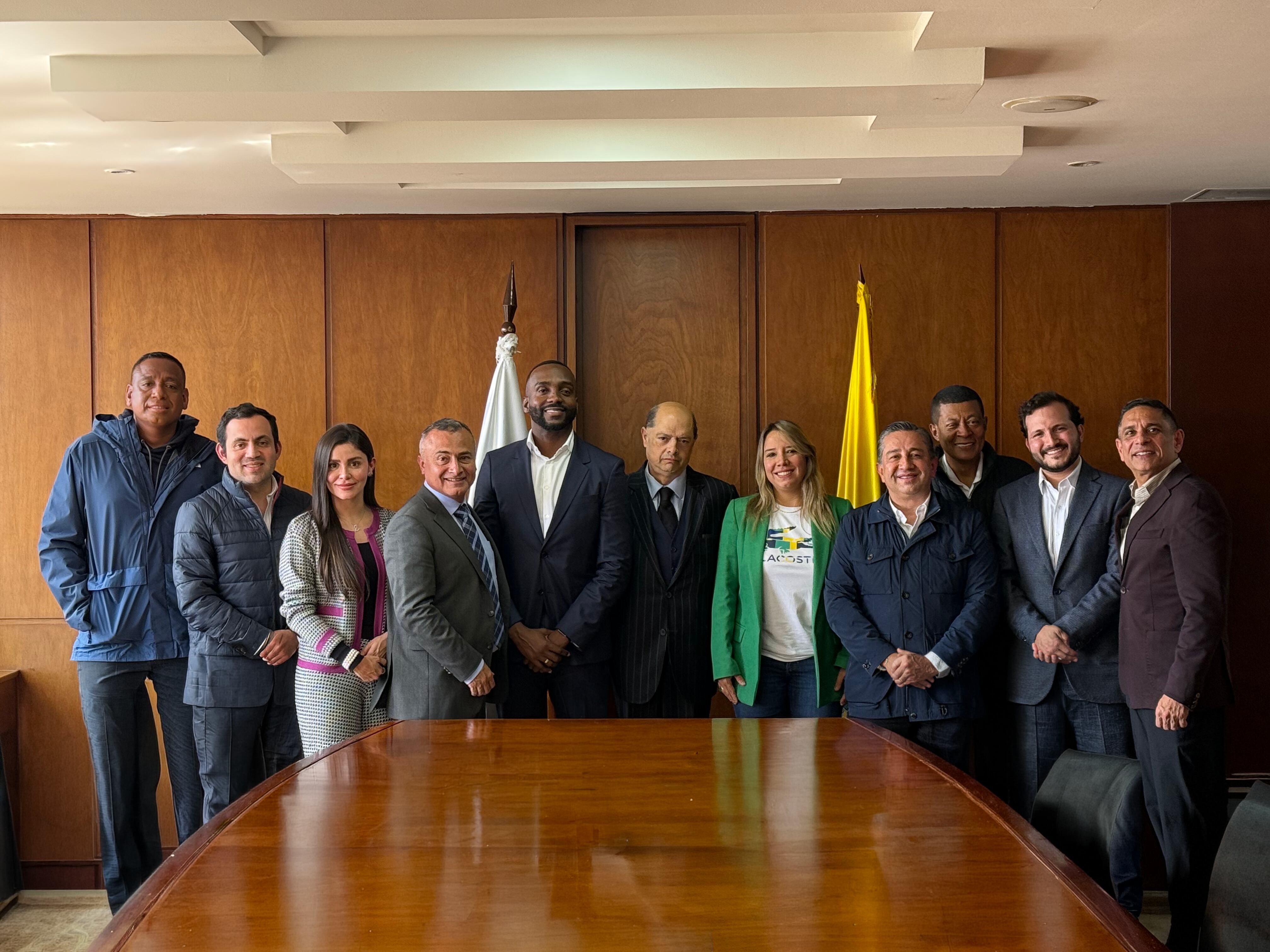 La bancada de Cambio Radical que anunció su respaldo al gobierno de Abelardo De La Espriella.