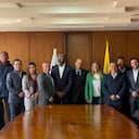 La bancada de Cambio Radical que anunció su respaldo al gobierno de Abelardo De La Espriella.