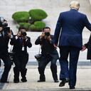 Trump se convirtió en el primer presidente de EE.UU. en cruzar la línea divisoria entre Corea del Norte y del Sur.