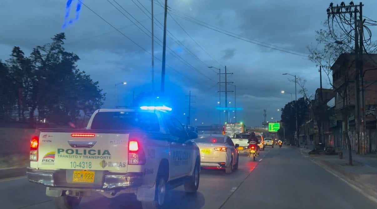 Operativo de la Policía Tránsito contra el crimen vial.