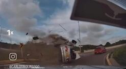 Aparatoso accidente de tránsito en Atlántico.