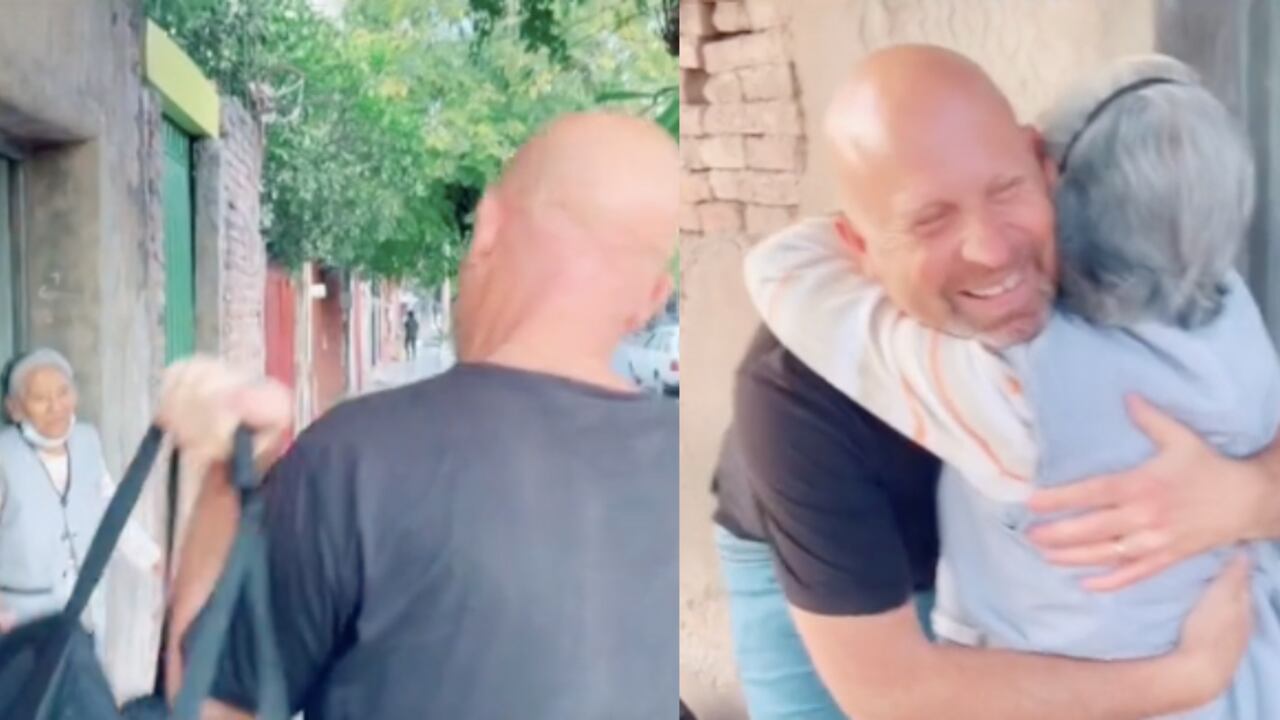 Momento del reencuentro