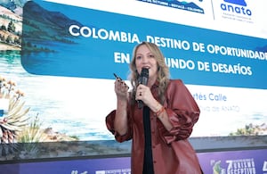 Paula Cortés Calle, presidenta ejecutiva de Anato en el Encuentro Nacional de Turismo Receptivo.