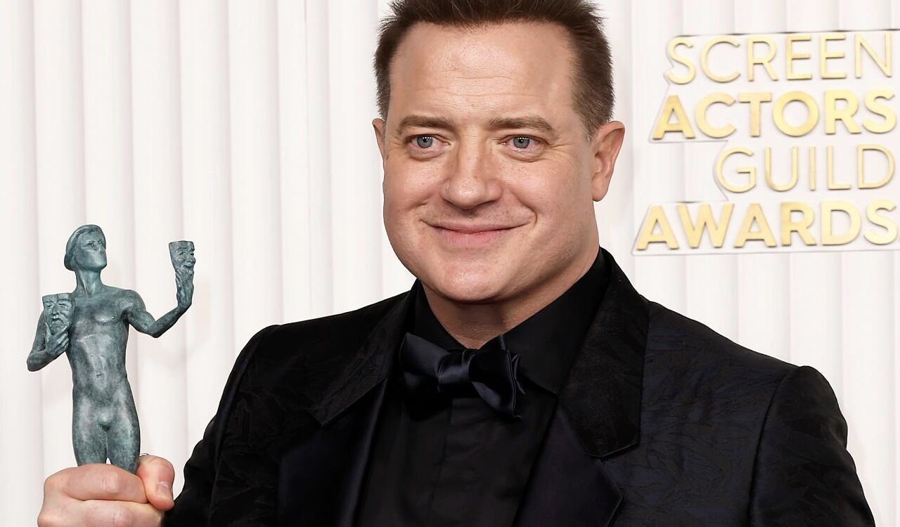 Brendan Fraser se llevó el premio a mejor actor en los SAG Awards